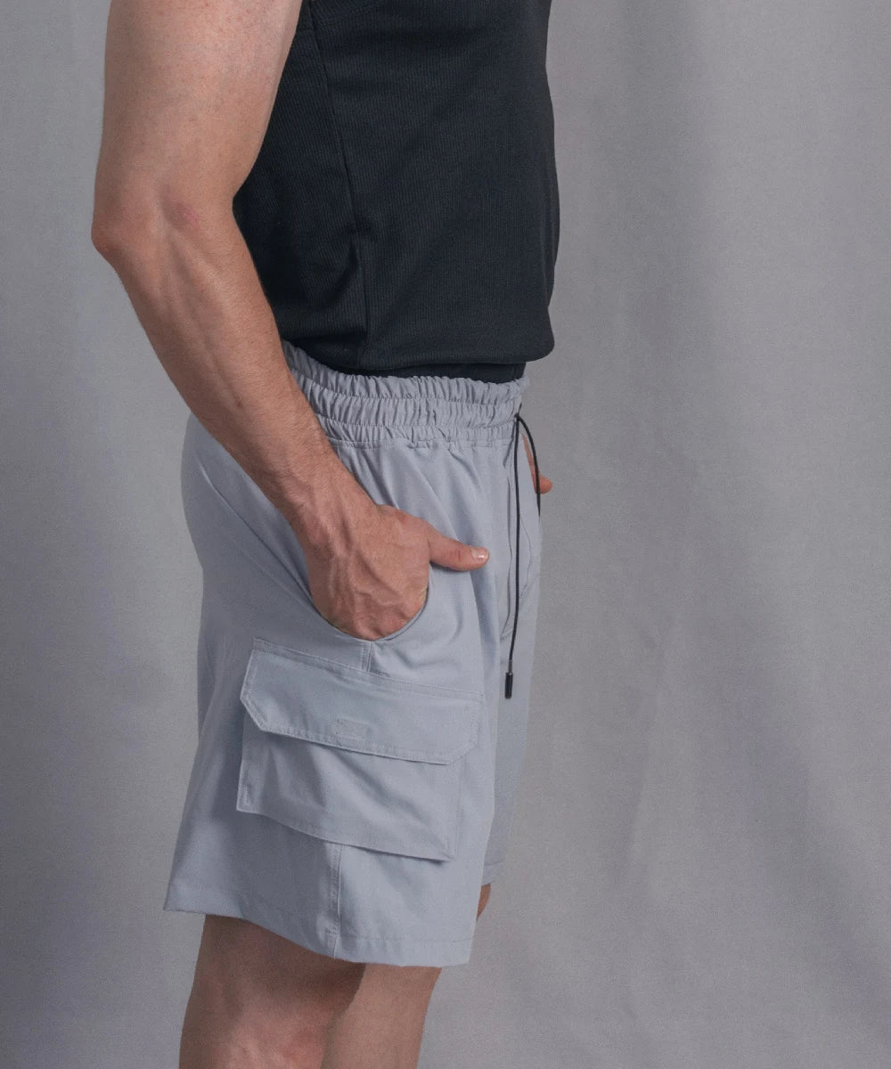 Pantaloneta functional gris
